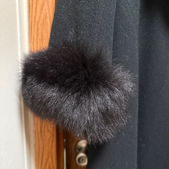 Marvin Richards wool and fur long coat - Picture 6 of 6